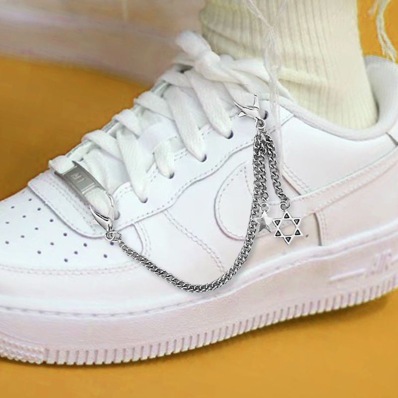 1pcs chain canvas sneakers sho - Sneaker Case ulasan dan harga