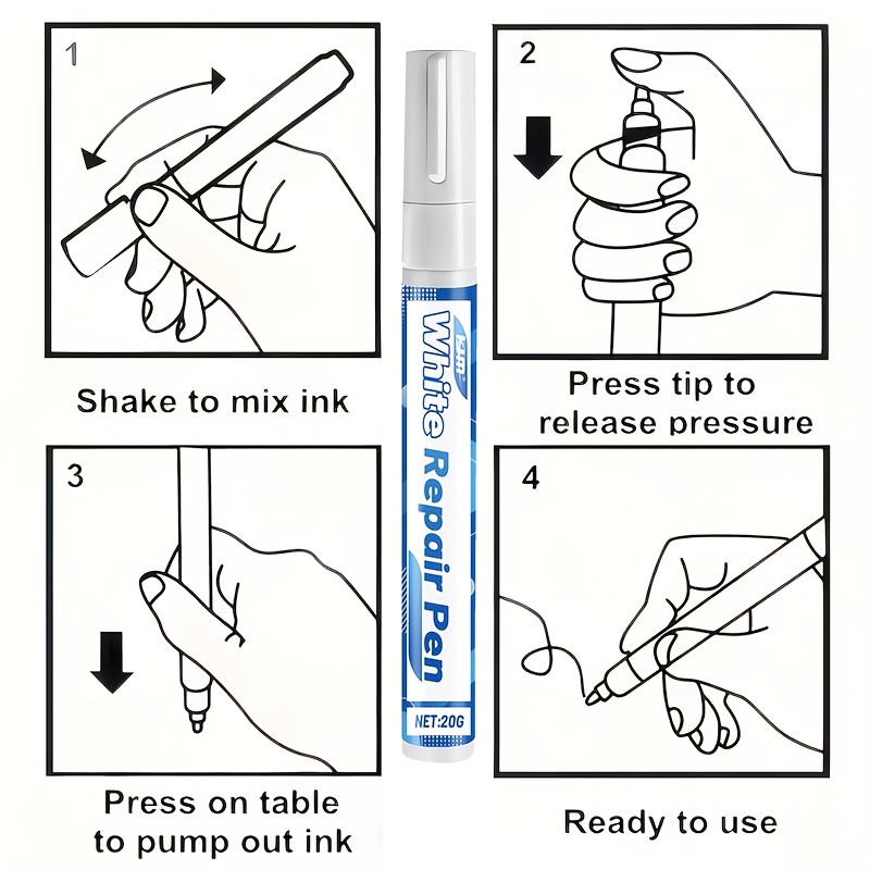 KJM - White Shoe Repair Pen 20 - Sneaker Case ulasan dan harga