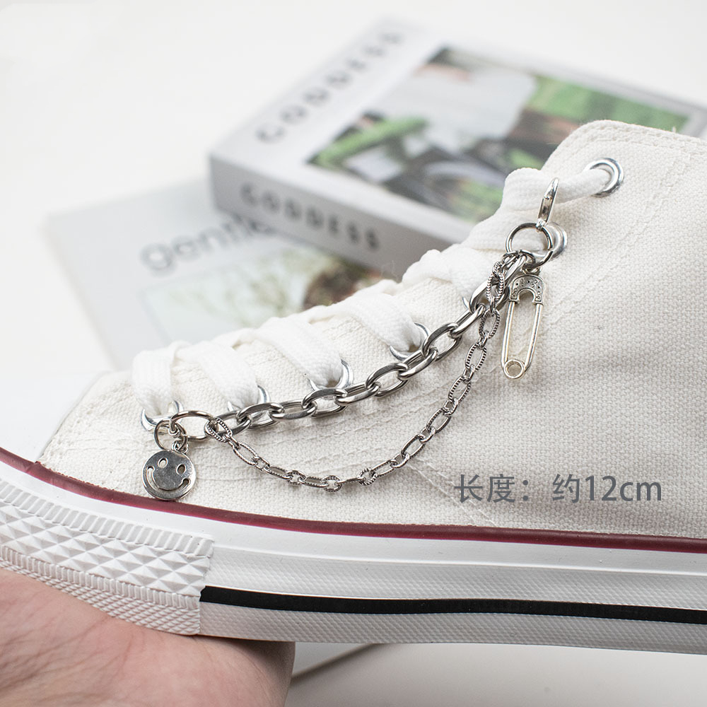 1pcs chain canvas sneakers sho - Sneaker Case ulasan dan harga