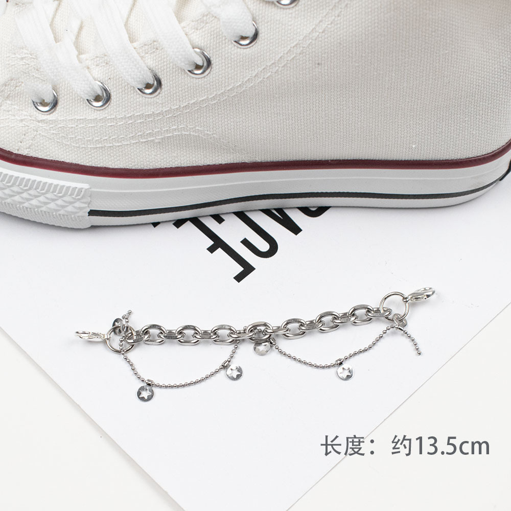 1pcs chain canvas sneakers sho - Sneaker Case ulasan dan harga