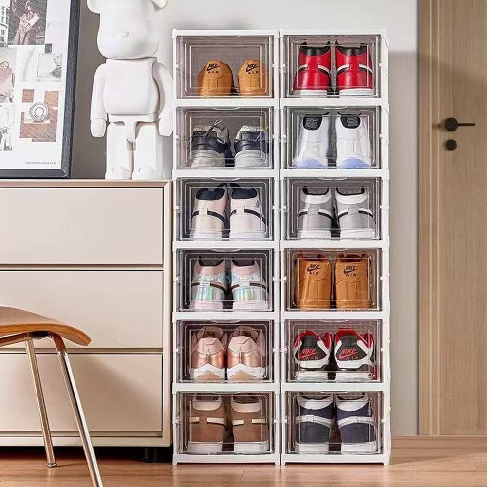 Dustproof 6 Layers Foldable Sh - Sneaker Case ulasan dan harga